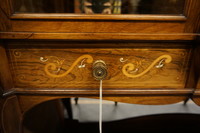 English rosewood inlaid buffet 19th Century