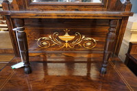English rosewood inlaid cabinet Around 1900