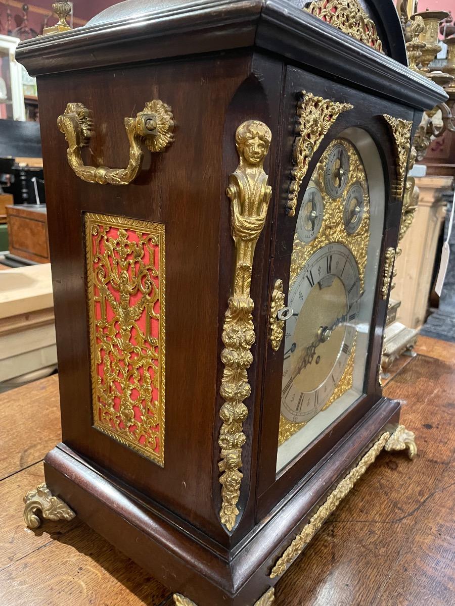 English table clock with chime on 8 bells and 4 gongs, 43x30x65H cm 