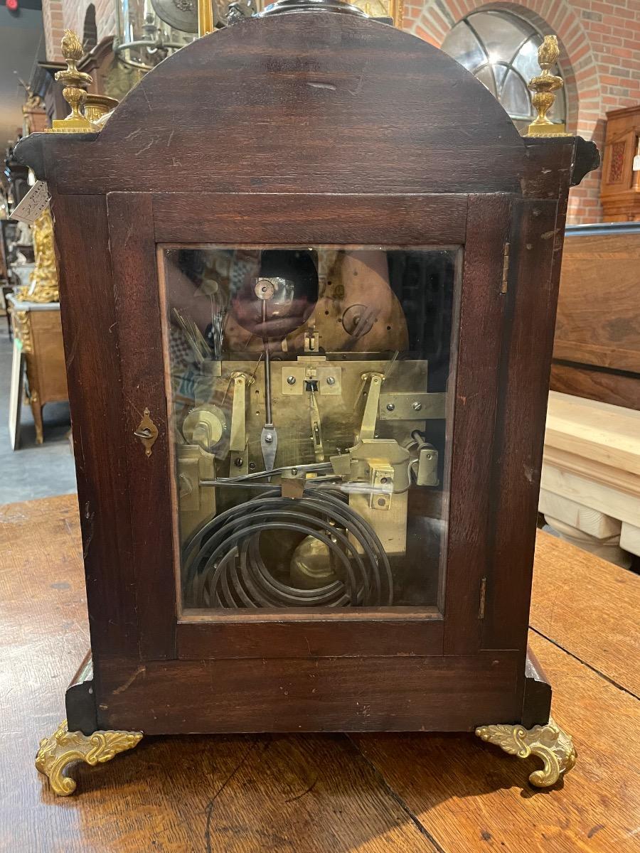English table clock with chime on 8 bells and 4 gongs, 43x30x65H cm 