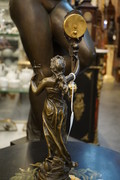 French bronze mysterieuze signed A. Gaudez Around 1900