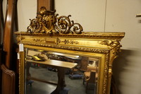 French mirror in gilden frame 19th Century