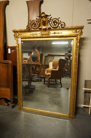 French mirror in gilden frame