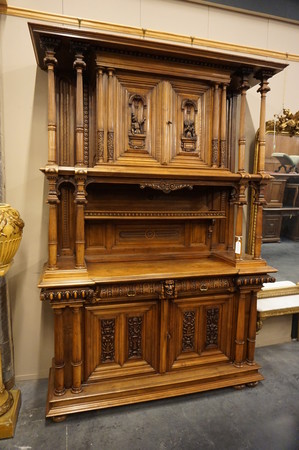 French walnut buffet