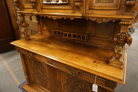 French walnut buffet with jesters 19th Century