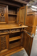 French walnut cabinet 19th Century