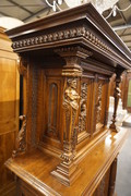 French walnut cabinet 19th Century