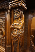 French walnut cabinet 19th Century