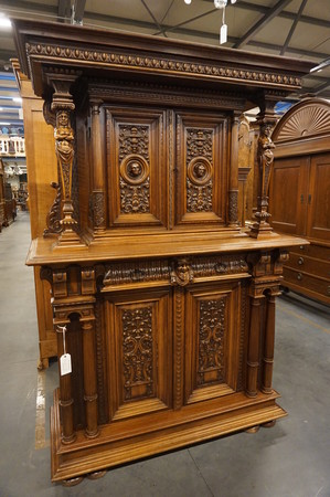 French walnut cabinet