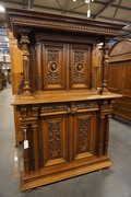 French walnut cabinet 19th Century