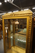 Gilded Louis XVI style vitrine 19th Century