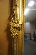 Gilded mirror top console table 19th Century