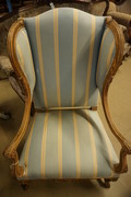 Gilded wingback armchair 19th Century