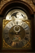 Grandfather clock by A. van Aken in walnut, Holland 18th century
