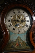 Grandfather clock signed Eldert Heijnen, Holland 18th century