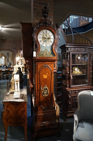 Grandfather clock signed Eldert Heijnen