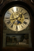 Grandfather clock by Gerrit Vos in walnut, Holland 18th century