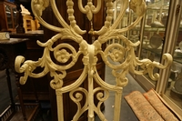 Hallstand in painted iron 19th century
