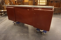 Industrial style Desk in metal, Holland mid 20th C.