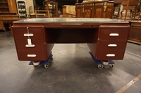 Industrial style Desk in metal, Holland mid 20th C.