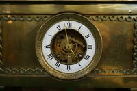 Industrial mantel clock