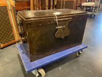 Iron Treasure chest, 53x29x30h cm