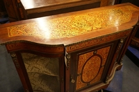 Italian boulle style credenza mid 20th century