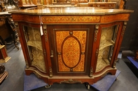 Italian boulle style credenza mid 20th century