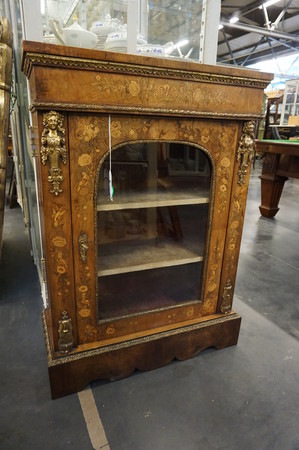 Italian inlaid bookcase