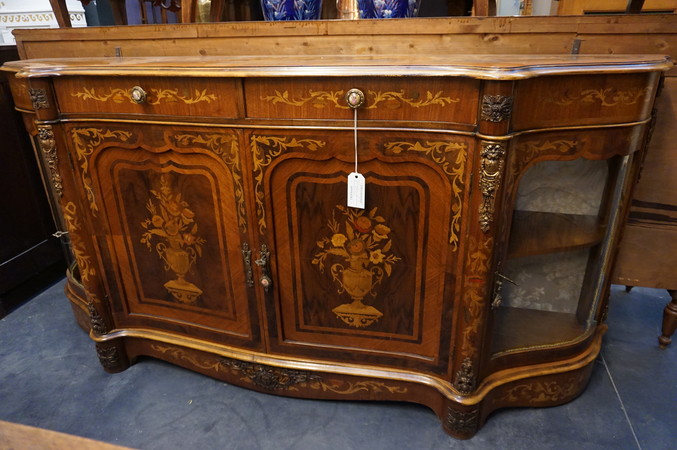 Italian inlaid sideboard