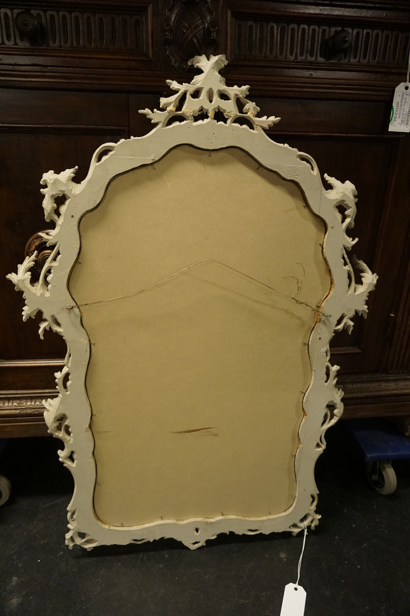Italian mirror in painted wooden frame