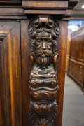 Italian walnut 2 door cabinet Around 1900