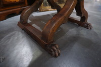 Italian walnut armchair 19th Century