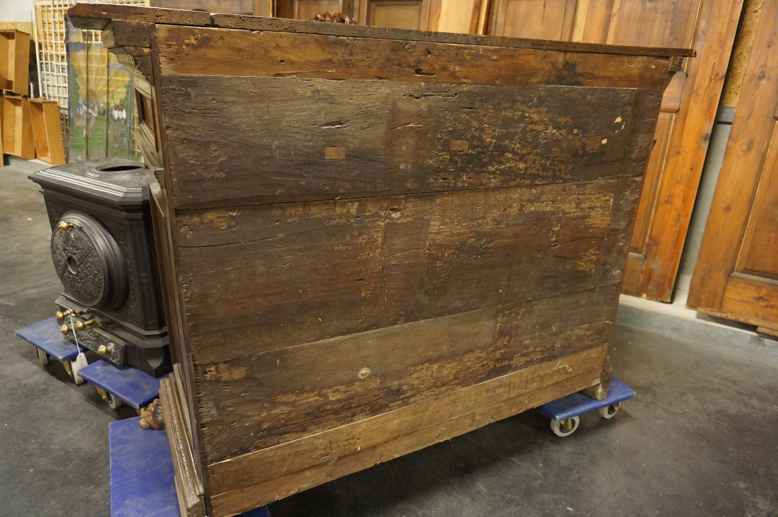 Italian walnut cabinet