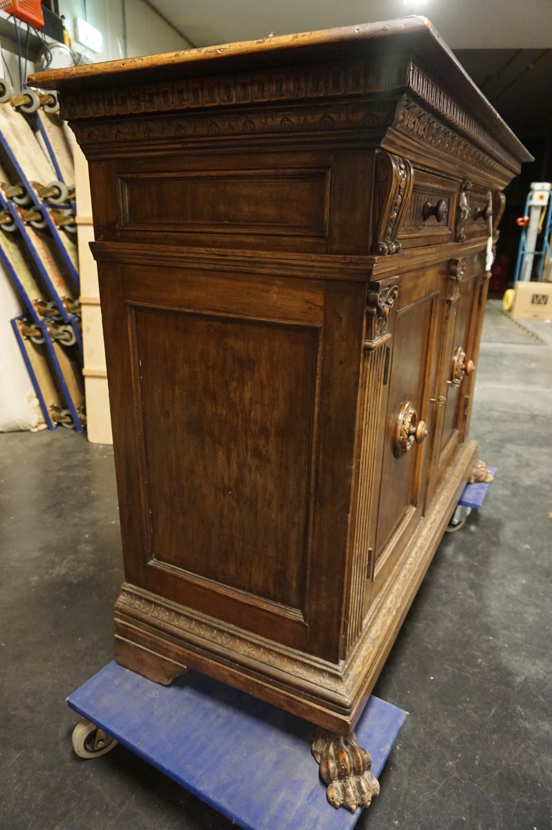 Italian walnut cabinet