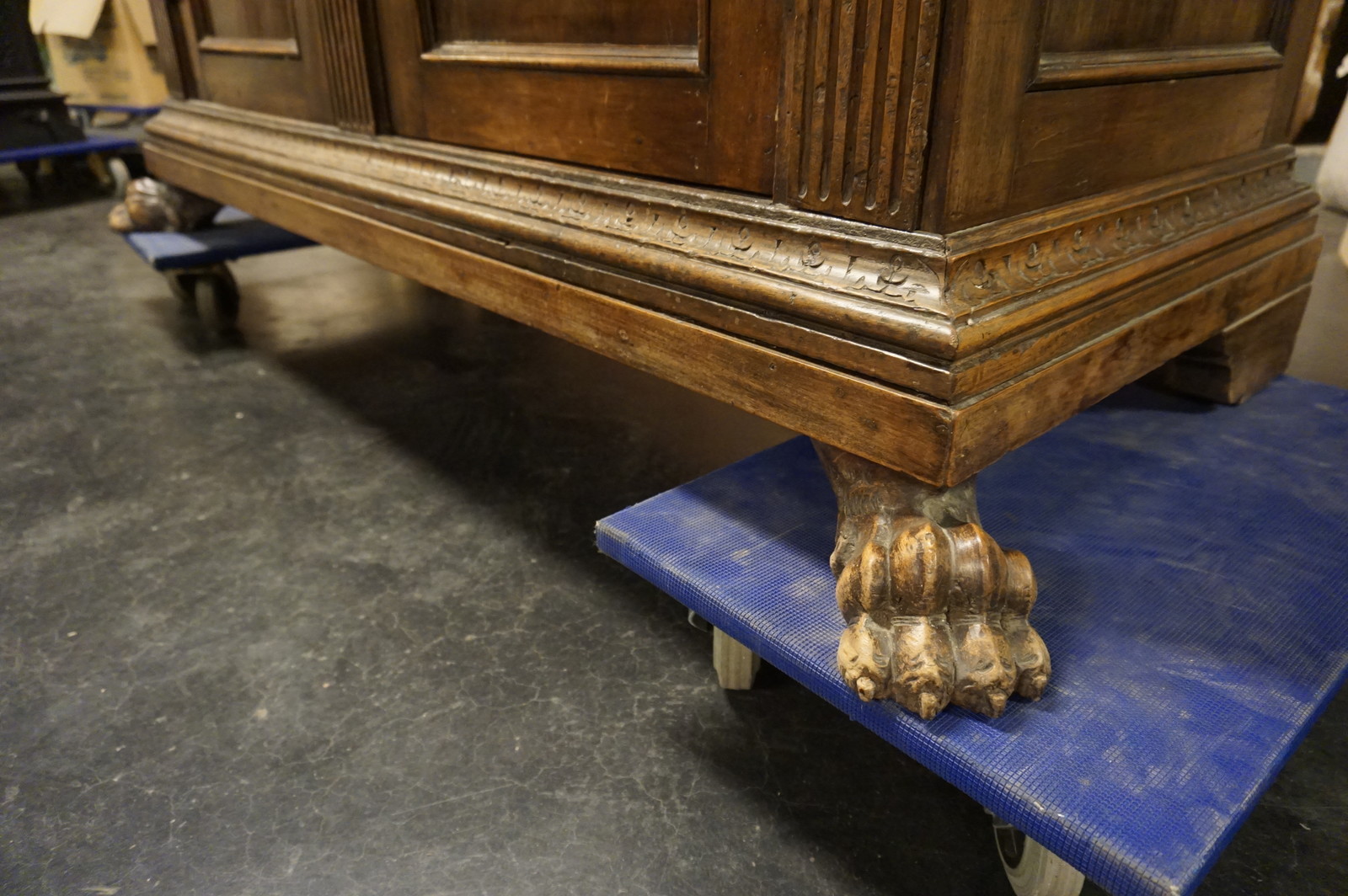 Italian walnut cabinet