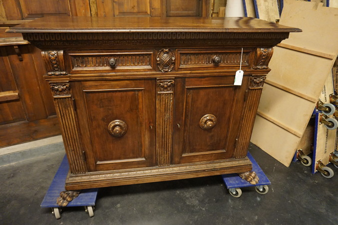 Italian walnut cabinet