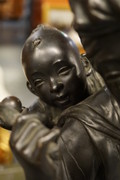 Japanese bronze statue Around 1900