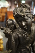 Japanese bronze statue Around 1900