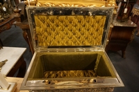 Jewellery box in metal 19th century