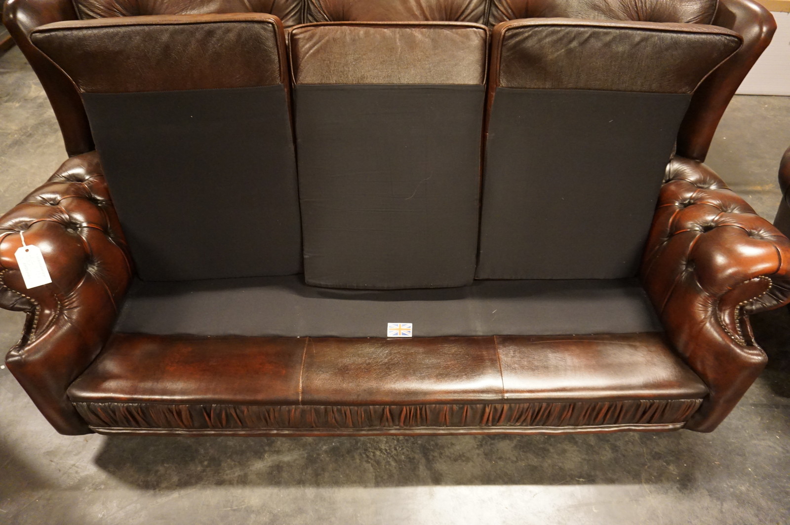 Leather 2 piece sofa set