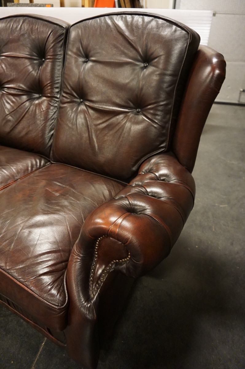 Leather 2 piece sofa set