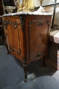 Louis XV style 2 door cabinet in rosewood, France 19th century