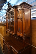 Louis XV style buffet in walnut, France 19th century