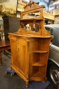 Louis XV style cabinet in walnut, Holland 2nd half 19th Century