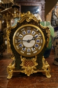 Louis XV style Clock in boulle, France 2nd half 19th C.