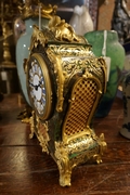 Louis XV style Clock in boulle, France 2nd half 19th C.