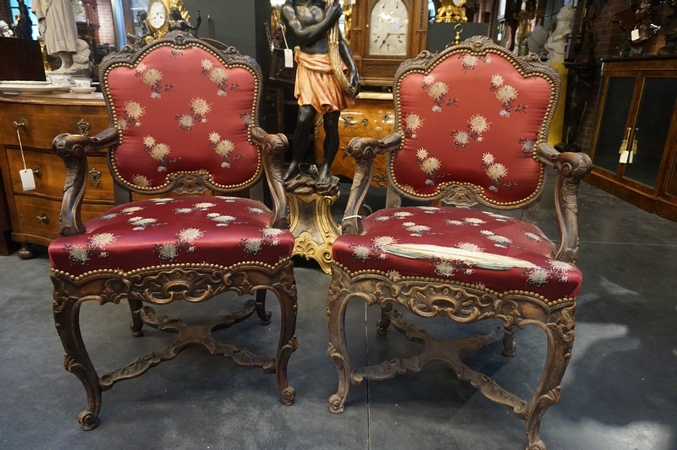 Louis XV Pair of armchairs