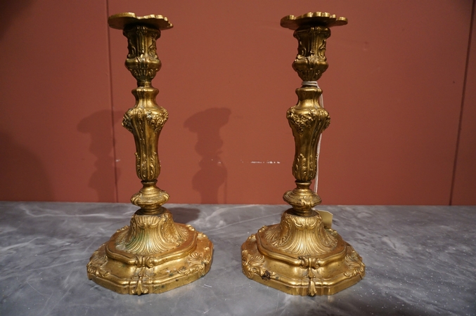Louis XV Pair of candlesticks