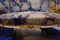 Louis XV style Sofa in wood & fabric, Italy 19th C.